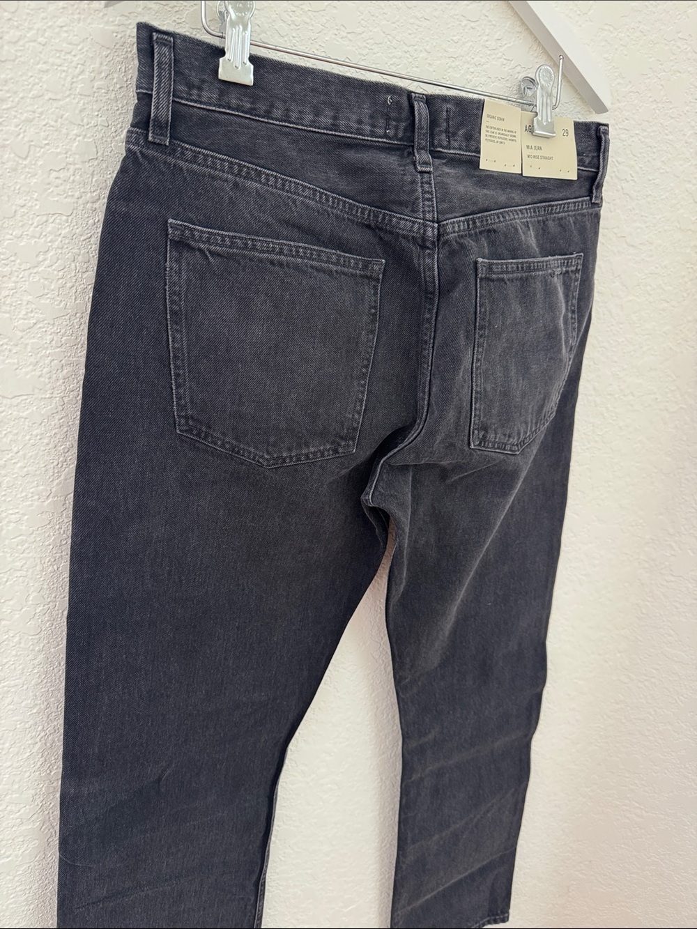 Agolde Mia Mid Rise Straight Jeans - Picture 4 of 8